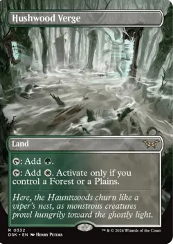 Hushwood Verge (Borderless) Duskmourn: House of Horror Regular - Image 1