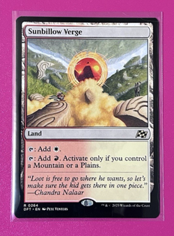 *Sunbillow Verge* -Aetherdrift (DFT) #264- Near Mint - Regular Rare - - Image 1