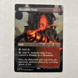 Magic MTG Blazemire Verge DSK 0329 Borderless Regular Rare - NM condition - Image 1