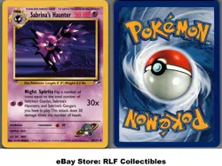 2000 Pokemon, Gym Heroes, #58/132 Sabrina's Haunter, Uncommon - Image 1