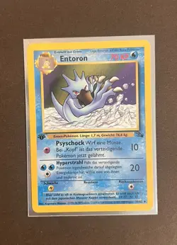 Pokemon TCG I Entoron 35/62 I 1st Edition I Fossil Set I Deutsch I Played - Image 1