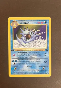 Pokemon TCG I Entoron 35/62 I 1st Edition I Fossil Set I Deutsch I Played - Image 2