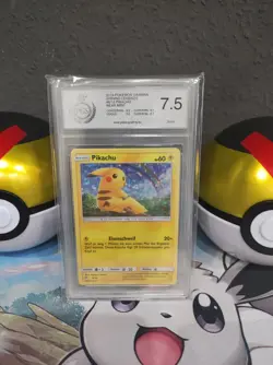 Pokemon Karte Pikachu Holo Promo 6/12 Schimmernde Legenden PSA PGS 7,5 NM - Image 1