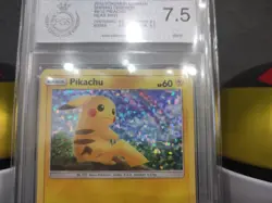 Pokemon Karte Pikachu Holo Promo 6/12 Schimmernde Legenden PSA PGS 7,5 NM - Image 2