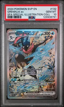 Pokemon | Greninja ex | SVP 132 | Special Illustration Collection | PSA 10 - Image 1