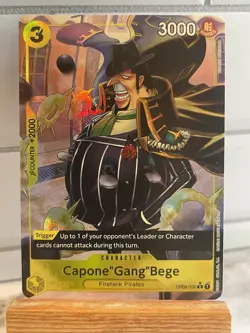 One Piece CCG PRB-01 The Best - Capone Gang Bege OP04-100 ENG Alt Art - Image 1