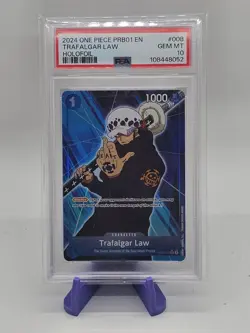 Trafalgar Law 2024 One Piece - PRB01 - Premium Booster - Holofoil - PSA 10 - Image 1