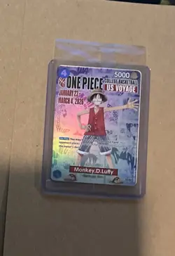 Monkey.D.Luffy (College Basketball US Voyage) P-055 One Piece Promotion SEALED - Image 1
