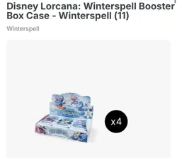 Disney Lorcana: Winterspell Booster Box CASE 4 boxes per case PRESALE 2/20 - Image 1