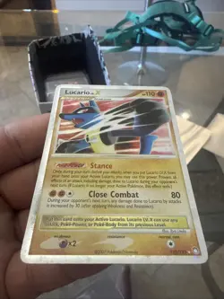 Pokemon TCG Lucario LV.X Holo Rare Card Mysterious Treasures 122/123 - Image 3