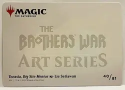 Tocasia, Dig Site Mentor Art Card (Gold-Stamped Signature) -#40-Art Series-Reg - Image 2