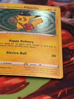 Special Delivery Pikachu SWSH074 SWSH: Sword & Shield Promo Cards Holo - Image 5