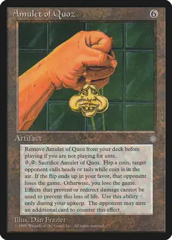 Amulet of Quoz Ice Age NM Artifact Rare MAGIC THE GATHERING MTG CARD ABUGames - Image 1