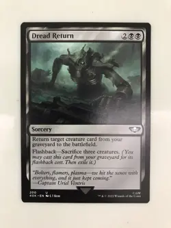 Dread Return MTG Magic the Gathering Card NM Near Mint Warhammer 40K - Image 1