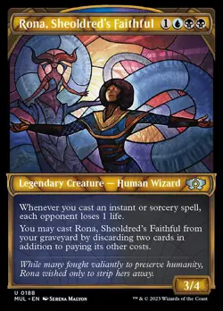 MTG RONA, SHEOLDRED's FAITHFUL 188 FOIL EXC - HALO FEDELE DI SHEOLDRED - MUL EN - Image 1