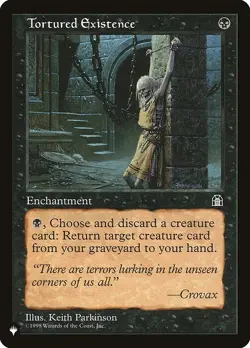 MTG TORTURED EXISTENCE POOR - ESISTENZA TORMENTATA - TLI - MAGIC - Image 1