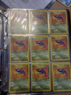 Pokemon TCG Zubat Fossil, Unlimited Common Card 57/62 Lot Of 9 Some Might Grade - Image 1