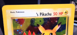 2001 Pokemon Black Star Promo Birthday Pikachu #24 - Holo Rare - MP - Unwritten! - Image 3