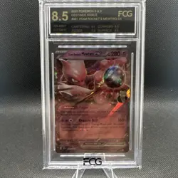 Pokemon Team Rocket's Mewtwo EX 081 Destined Rivals Promo Holo FCG 8.5 280 HP - Image 1
