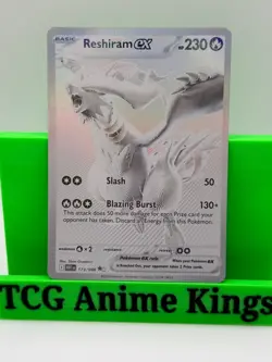 Pokemon TCG Reshiram EX 2025 White Flare Holo Card 173/086 SV - Image 1