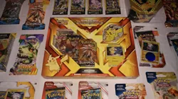 Pokemon Pikachu Sidekick Collection Box w/ Unbroken Bonds Hanger Box & More - Image 2