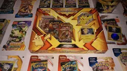 Pokemon Pikachu Sidekick Collection Box w/ Unbroken Bonds Hanger Box & More - Image 5
