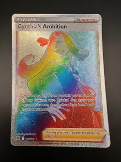 Pokemon Card Cynthia's Ambition 178/172 Brilliant Stars Secret Rare - Image 1