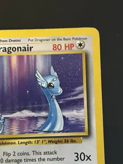 Pokemon Dragonair 18/102 Base Set MP - Image 5