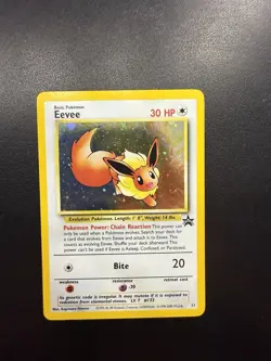 Pokemon TCG Eevee #11 Black Star Holo Promo - Image 1