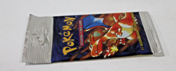 1999 Pokemon Base Set Unlimited Long Crimp Charizard Booster Pack LITE, SEALED - Image 4