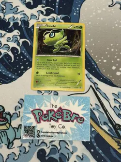 Celebi - XY187 - Cosmos Holo Promo - XY Black Star Promos - LP Hand Swirl🍥 - Image 1