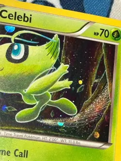 Celebi - XY187 - Cosmos Holo Promo - XY Black Star Promos - LP Hand Swirl🍥 - Image 2