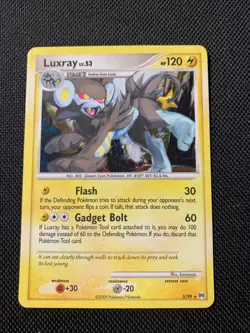 Pokemon TCG Luxray w/swirl Platinum Arceus 5/99 Holo Rare - Image 2