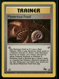 Pokemon * Mysterious Fossil #62/62 Common * Fossil * Near Mint or Better - Image 1