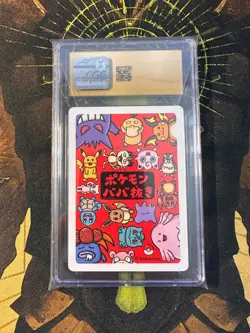 Pokemon Japanese Meowth Old Maid CGC 10 PRISTINE - Image 2