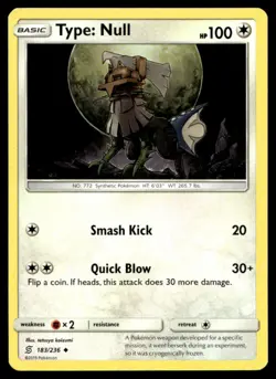 Type: Null Uncommon SM Unified Minds 183/236 MP Buy 10 Get 10 Free - Image 1