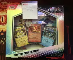 (LOT OF 6) Pokemon Scarlet Violet Prismatic Evolutions Poster Collection Box NEW - Image 1