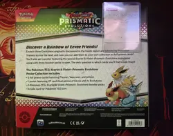 (LOT OF 6) Pokemon Scarlet Violet Prismatic Evolutions Poster Collection Box NEW - Image 3