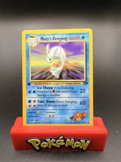 [LP+/NM] 2000 Pokemon Gym Challenge Misty's Dewgong 1st Edition #54/132 Uncommon - Image 1