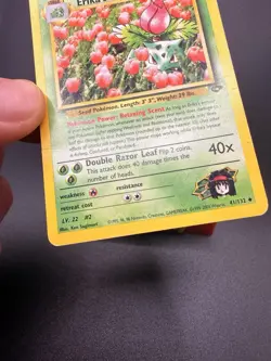 Erika's Ivysaur 41/132 Uncommon - Gym Challenge - Pokemon WOTC MP - Image 2