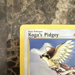 Pokemon TCG Koga's Pidgey Gym Challenge 49/132 1st Edition Uncommon Basic NM - Image 3