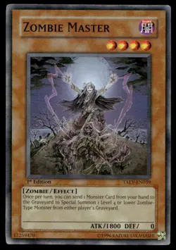 Yu-Gi-Oh TCG Tactical Evolution #TAEV-EN039 Zombie Master Super Rare,1st Ed.LP - Image 1