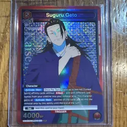 Bandai Union Arena Jujutsu Kaisen Suguru Geto UEX02BT/JJK-8-039 SR Holo 4000BP - Image 1