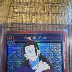 Bandai Union Arena Jujutsu Kaisen Suguru Geto UEX02BT/JJK-8-039 SR Holo 4000BP - Image 2