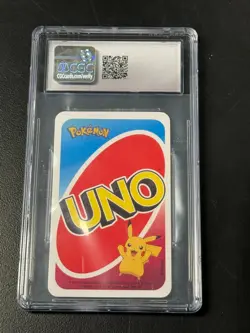 Grookey Playing Cards 2019 Pocket Uno - 1 Green CGC 10 Pokemon - Image 2