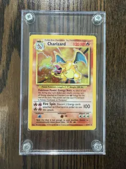 Charizard 4/102 Base Set 1999 Holo Rare Pokemon TCG Card - Image 1