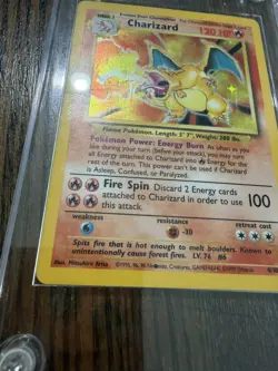 Charizard 4/102 Base Set 1999 Holo Rare Pokemon TCG Card - Image 5