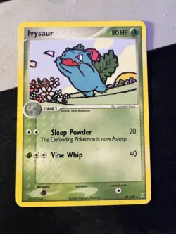 Pokemon TCG Ivysaur EX Crystal Guardians Uncommon Card 34/100 Regular - Image 1