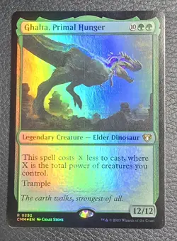 Ghalta, Primal Hunger Commander Masters Foil MTG LP Magic Card - Image 1