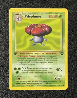 Vileplume 1st Edition 31/64 - Jungle - Pokemon Card - NM - 1999 - Image 2